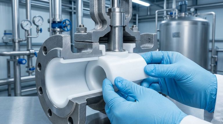 Как конструкция футерованных ПТФЭ шаровых кранов обеспечивает химическую стойкость? Достигните непревзойденной защиты от коррозии