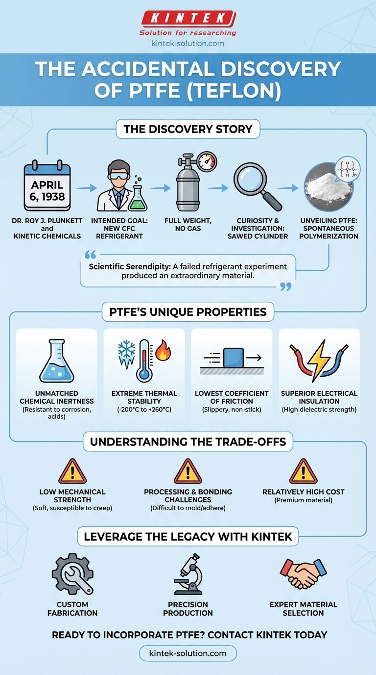 Come è stato scoperto il PTFE e quando è stato brevettato? L'invenzione accidentale del Teflon Guida Visiva