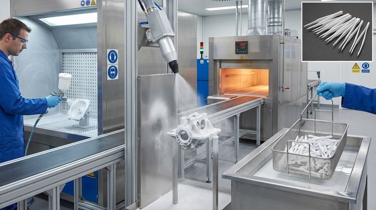 Como são aplicados os revestimentos de PTFE? Um guia sobre os métodos de pulverização, eletrostático e imersão-rotação