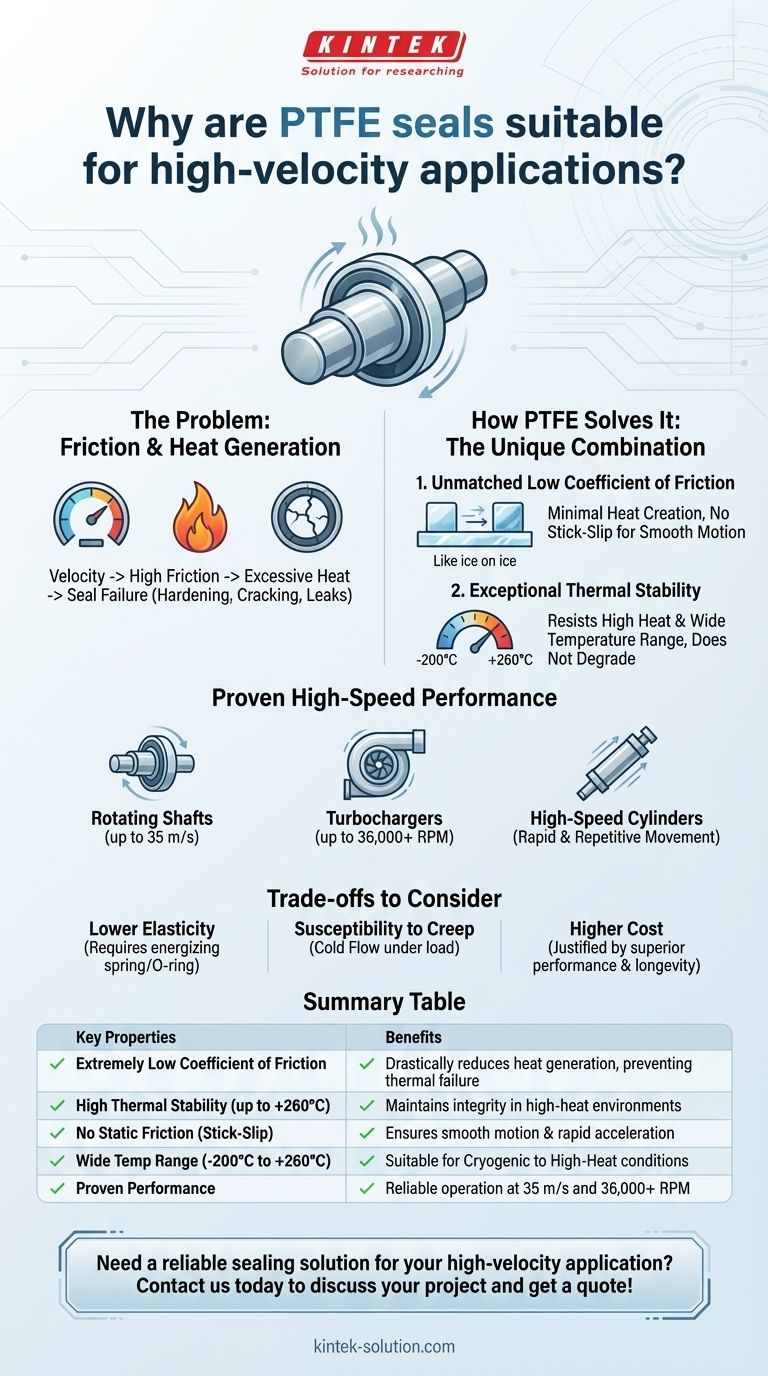 Почему уплотнения из ПТФЭ подходят для применений с высокой скоростью? Превосходная производительность на экстремальных скоростях Визуальное руководство