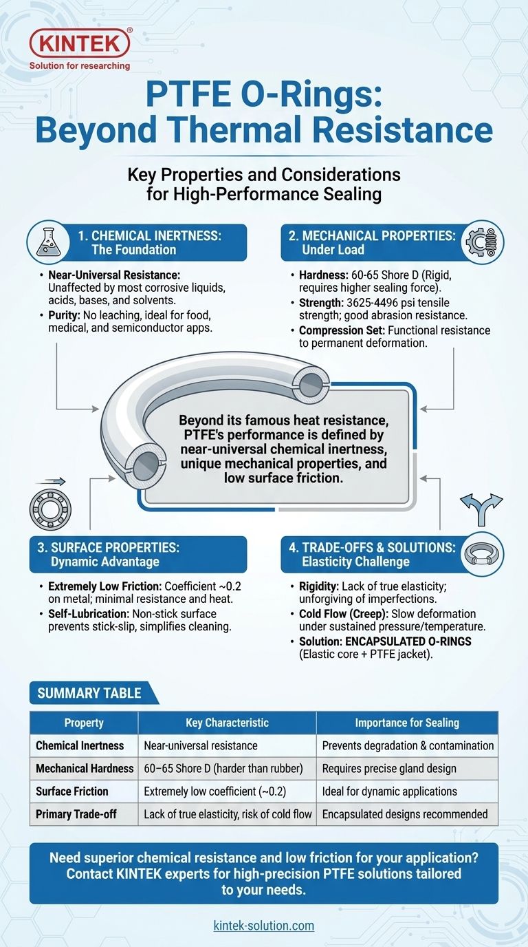 PTFE Oリングが耐熱性に加えて必要とする追加の特性は何ですか？マスターケミカルおよびメカニカルシーリング ビジュアルガイド