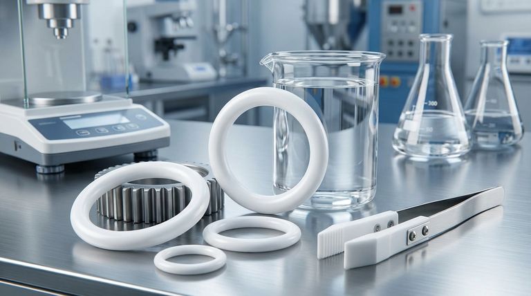 PTFE Oリングが耐熱性に加えて必要とする追加の特性は何ですか?マスターケミカルおよびメカニカルシーリング