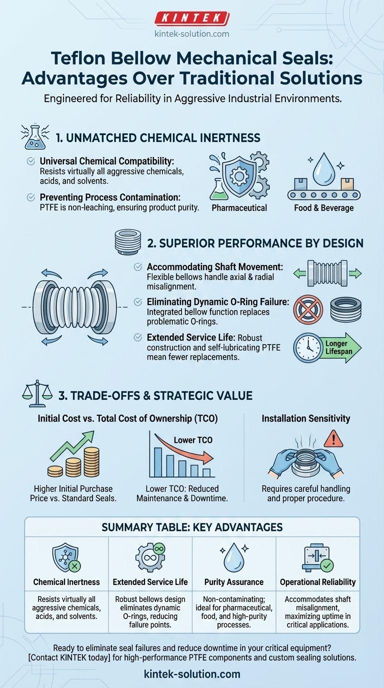 Quali sono i principali vantaggi delle tenute meccaniche a soffietto in Teflon? Ottieni un'affidabilità senza pari in ambienti difficili Guida Visiva