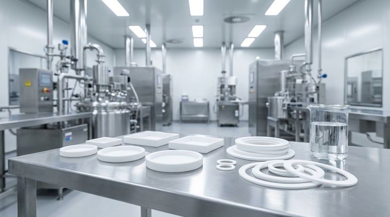 Почему в фармацевтической и пищевой промышленности используются прокладки из ПТФЭ? Обеспечение чистоты, безопасности и соответствия нормативным требованиям