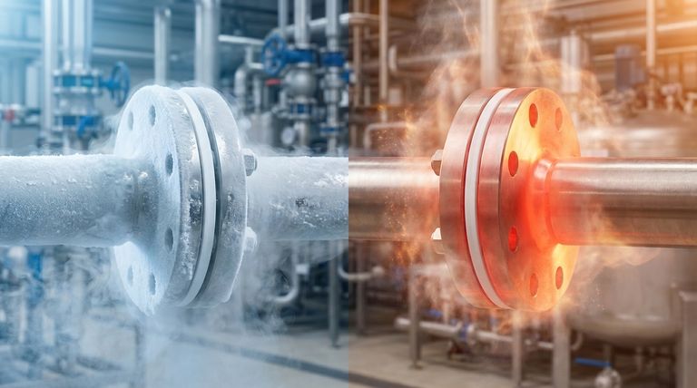 How does the wide temperature range of PTFE gaskets benefit industrial applications? Achieve Reliable Sealing from -200°C to +260°C