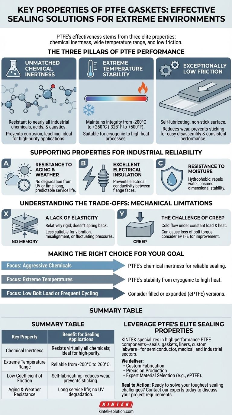 PTFE 개스킷을 효과적인 밀봉 솔루션으로 만드는 주요 특성은 무엇입니까? 타의 추종을 불허하는 내화학성 및 내열성 시각적 가이드