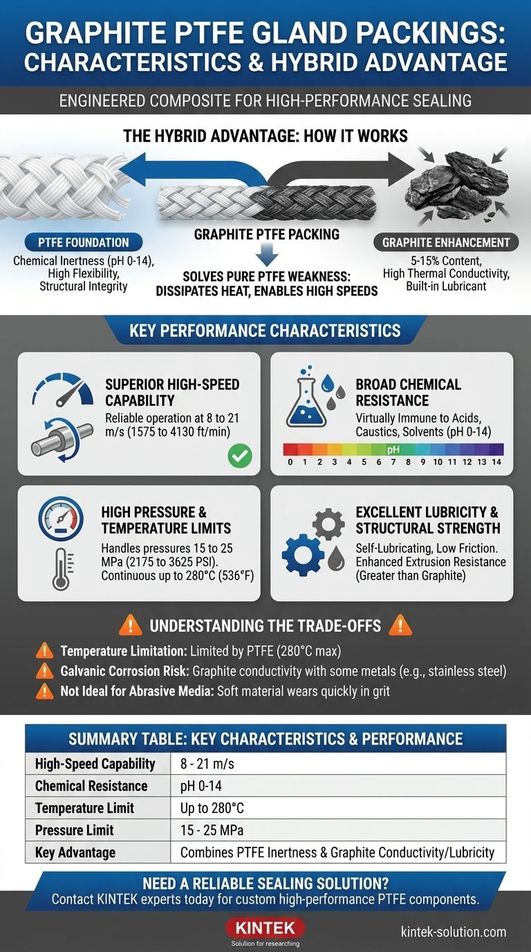 What are the characteristics of graphite PTFE gland packings? High-Performance Sealing for Demanding Applications Visual Guide
