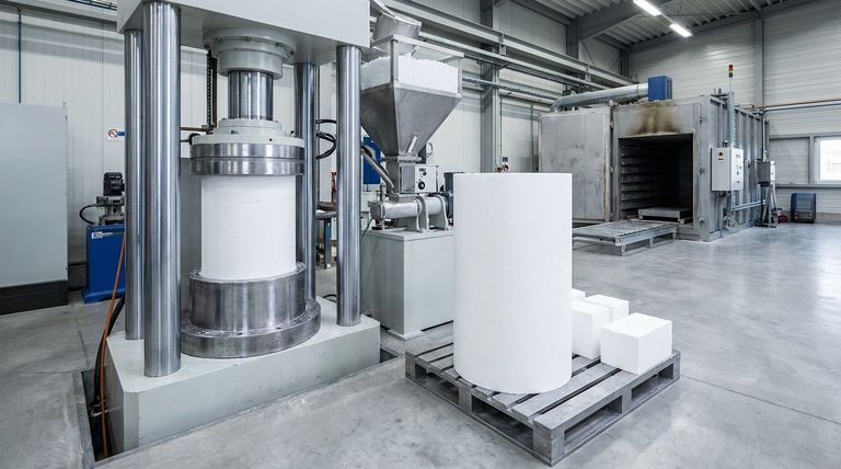 Comment les billettes de PTFE sont-elles formées et quelles sont leurs dimensions typiques ?