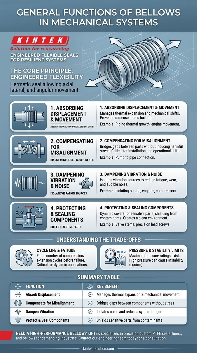 What are the general functions of bellows in mechanical systems? Achieve Superior System Reliability Visual Guide
