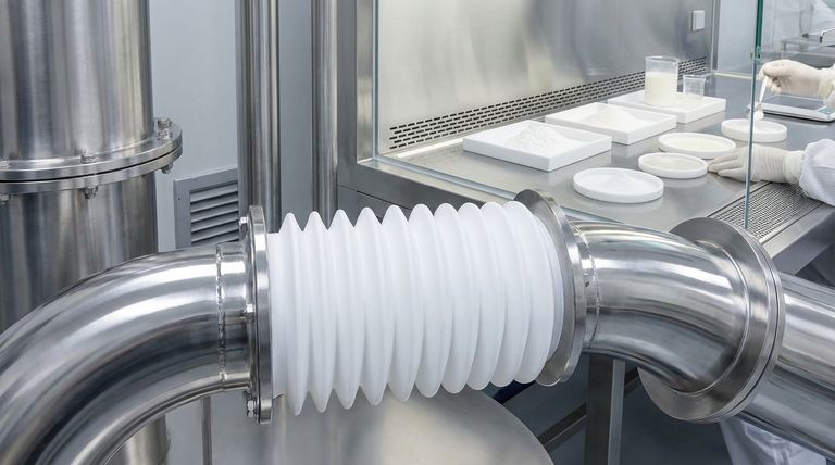 Why are PTFE bellows preferred in the food, dairy, and pharmaceutical industries? Ensure Uncompromising Product Purity and Safety