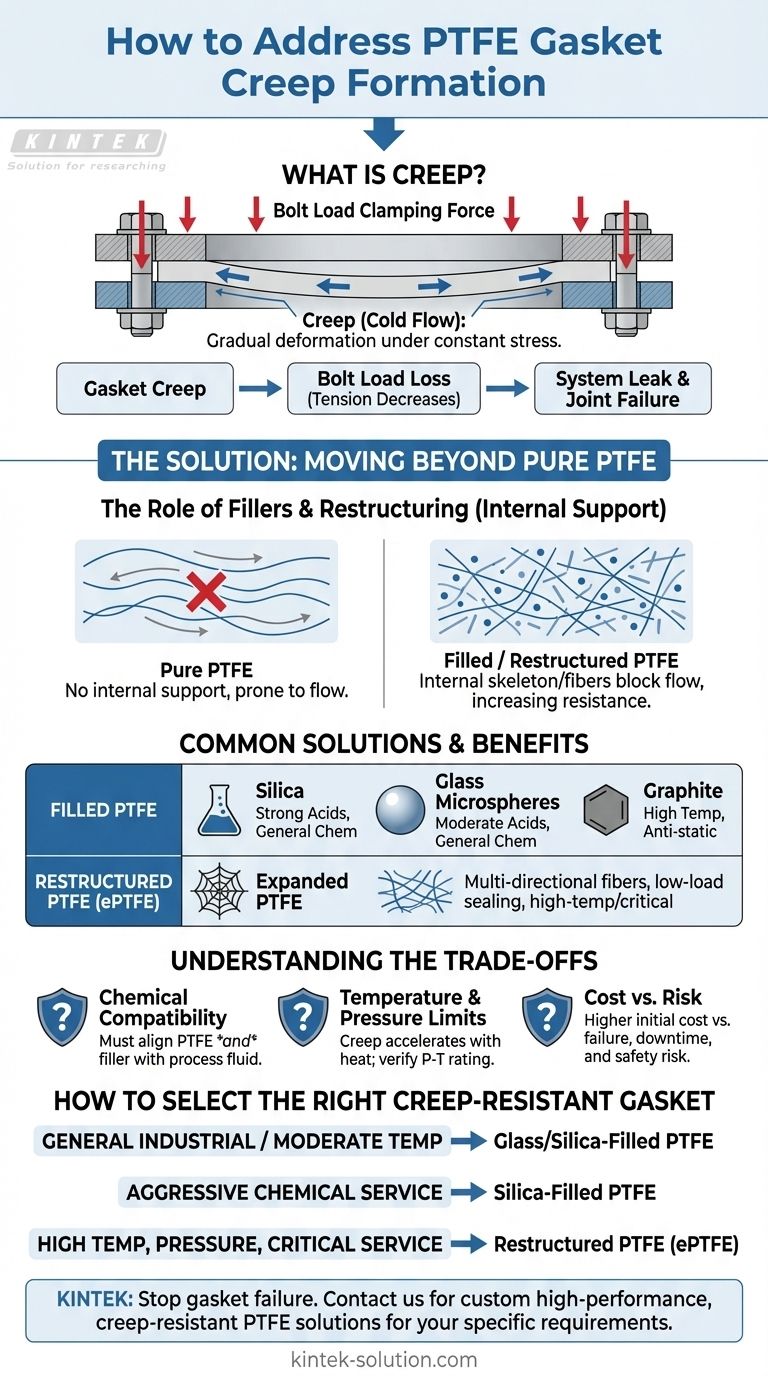 PTFE 개스킷의 크리프 형성 문제를 어떻게 해결할 수 있습니까? 장기적인 누출 없는 밀봉 보장 시각적 가이드