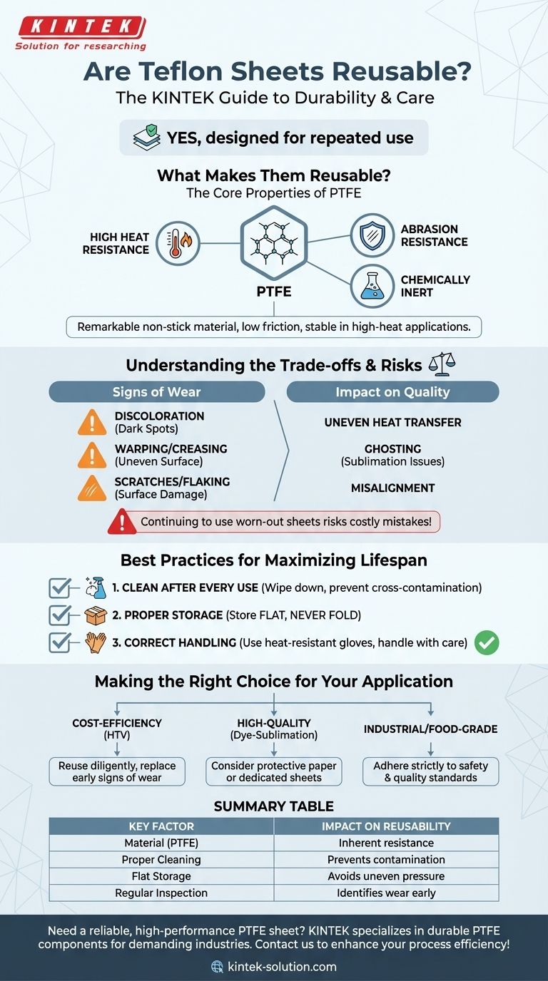 Are Teflon sheets reusable? Maximize Their Lifespan for Cost-Effective Projects Visual Guide