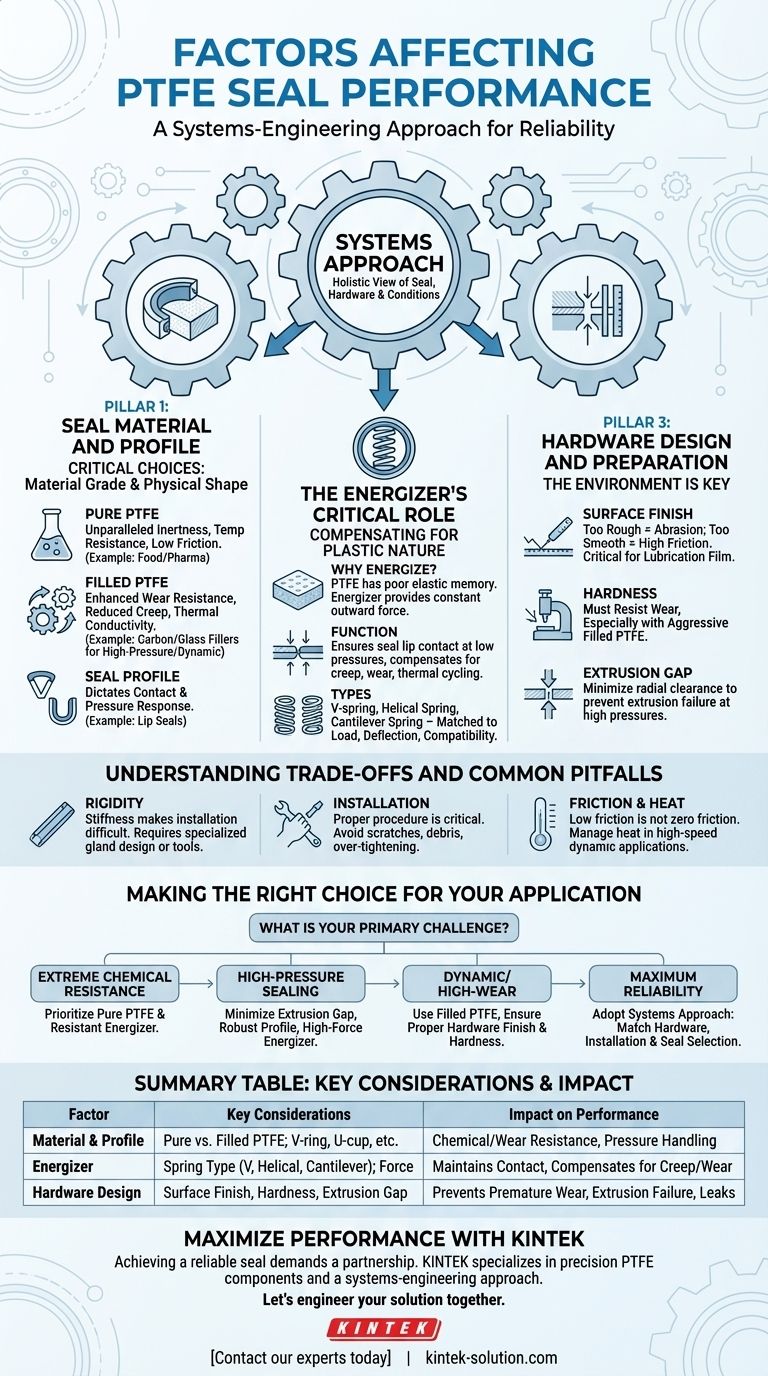 What factors affect PTFE seal performance? Optimize Your System for Reliability & Longevity Visual Guide