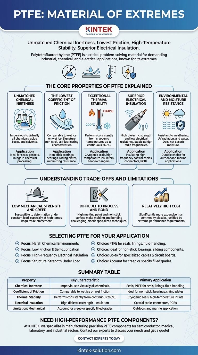 What are the general properties of PTFE? Master Its Extreme Performance for Demanding Applications Visual Guide