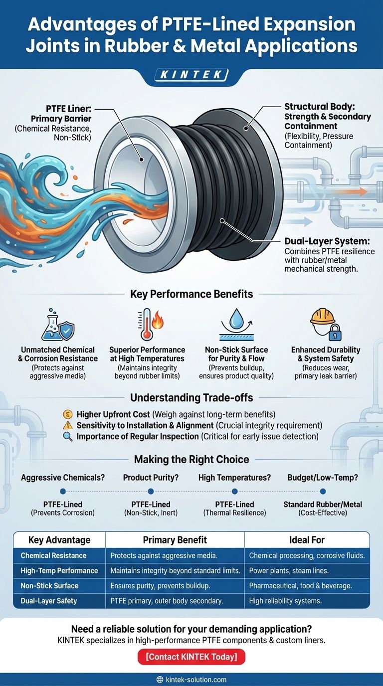 PTFEライニングエキスパンションジョイントを使用する利点は何ですか？優れた耐食性と耐熱性を実現 ビジュアルガイド