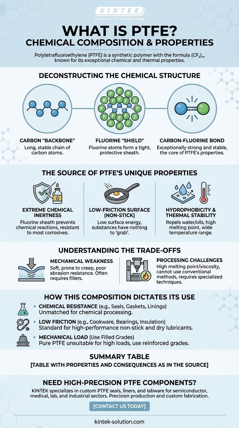 What does PTFE stand for and what is its chemical composition? Unlock the Secrets of a High-Performance Polymer Visual Guide