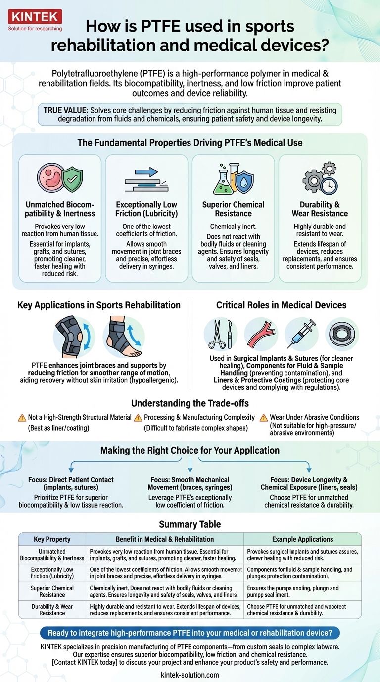 How is PTFE used in sports rehabilitation and medical devices? Unlock Superior Biocompatibility and Performance Visual Guide