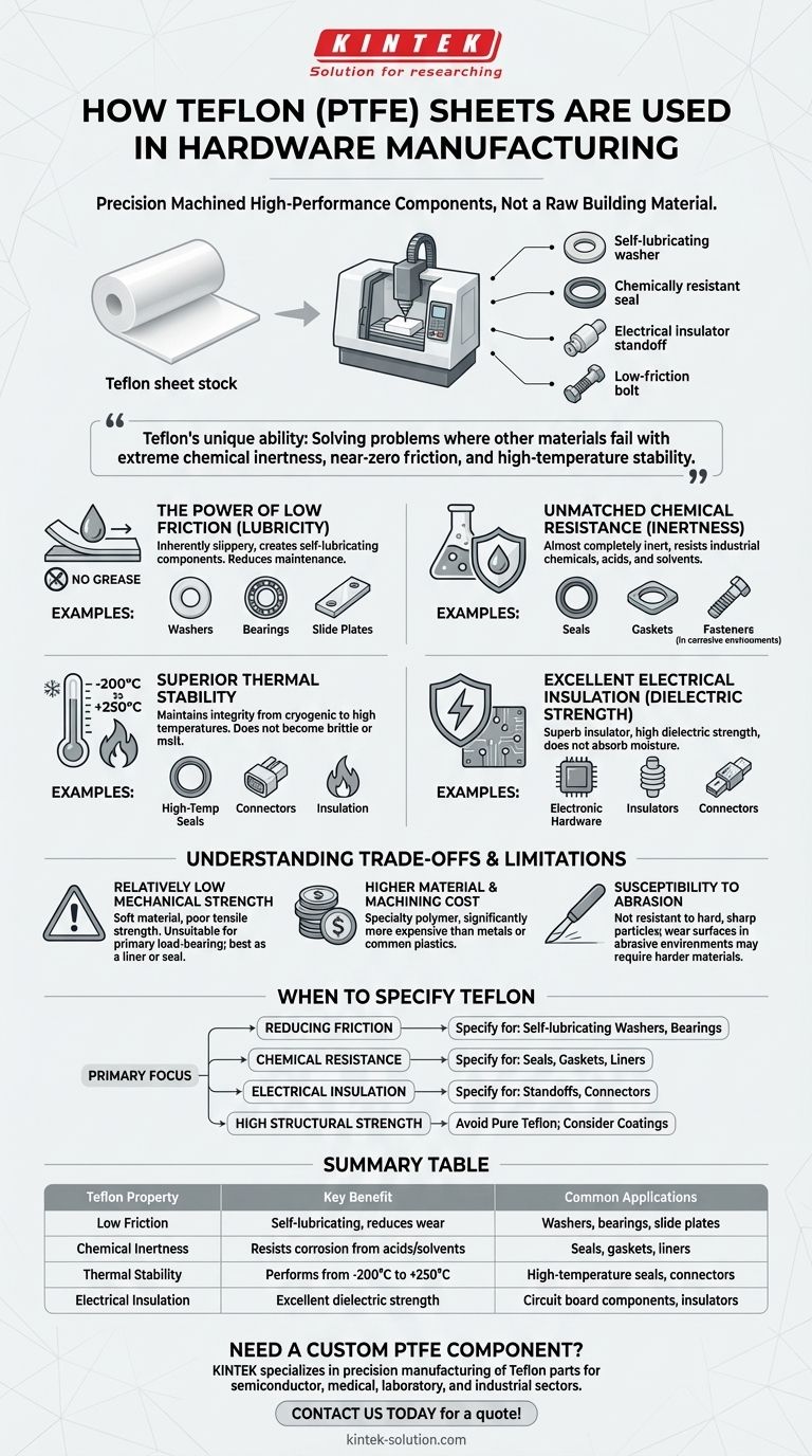 Как листы Тефлона используются в производстве оборудования? Решение проблем экстремального трения, химического воздействия и высоких температур Визуальное руководство