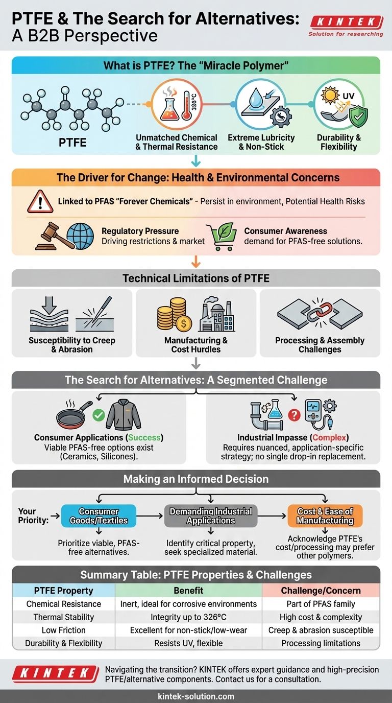 Что такое ПТФЭ и почему ищут альтернативы? Навигация по переходу от «вечных химикатов» Визуальное руководство