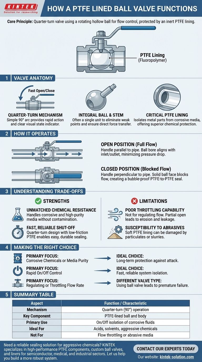 How does a PTFE Lined Ball Valve function? Achieve Reliable Flow Control in Corrosive Environments Visual Guide