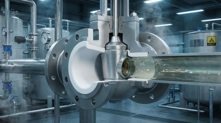 Come funziona una valvola a saracinesca rivestita in PTFE? Una guida alla resistenza alla corrosione superiore