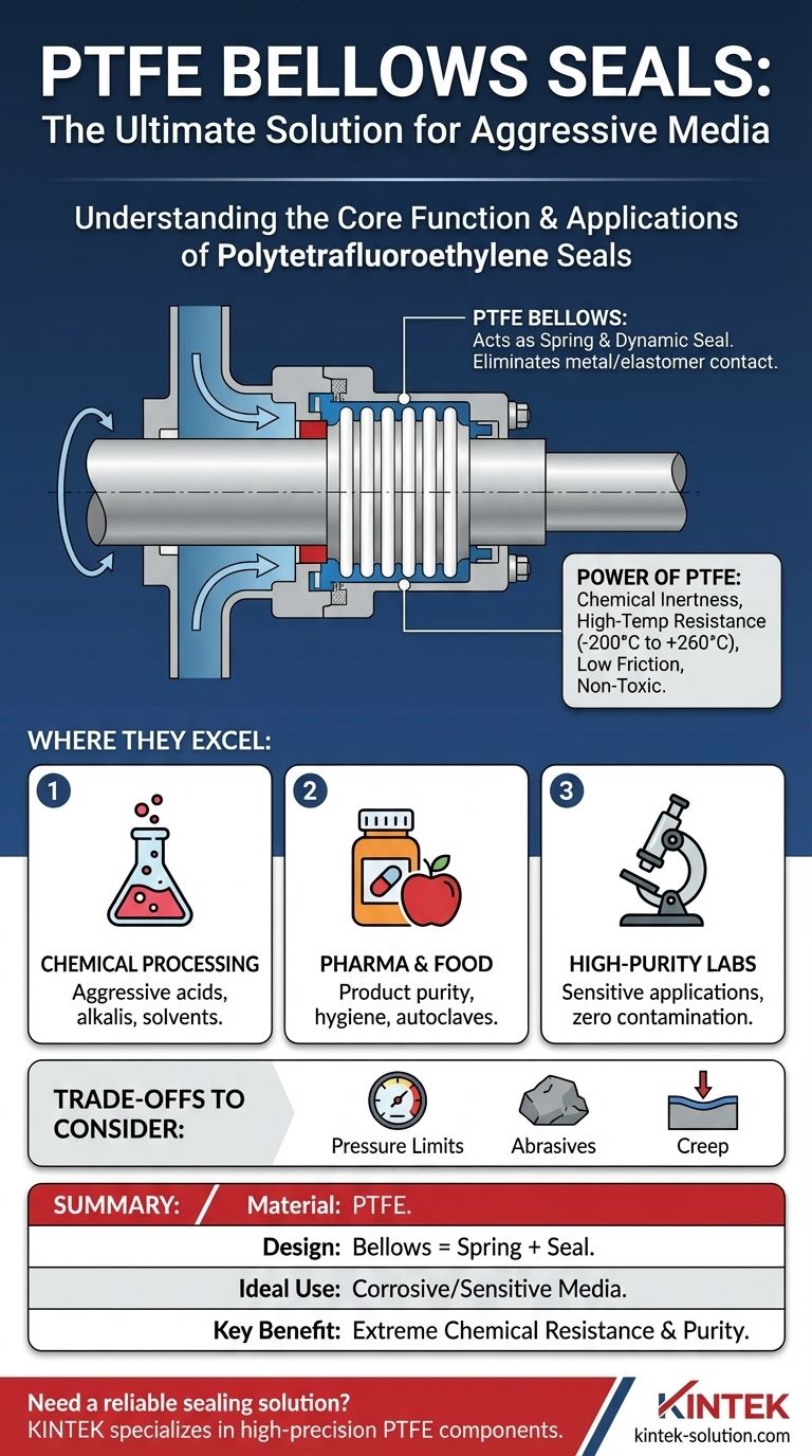 What are PTFE Bellows seals and where are they commonly used? The Ultimate Guide to Corrosive Fluid Sealing Visual Guide