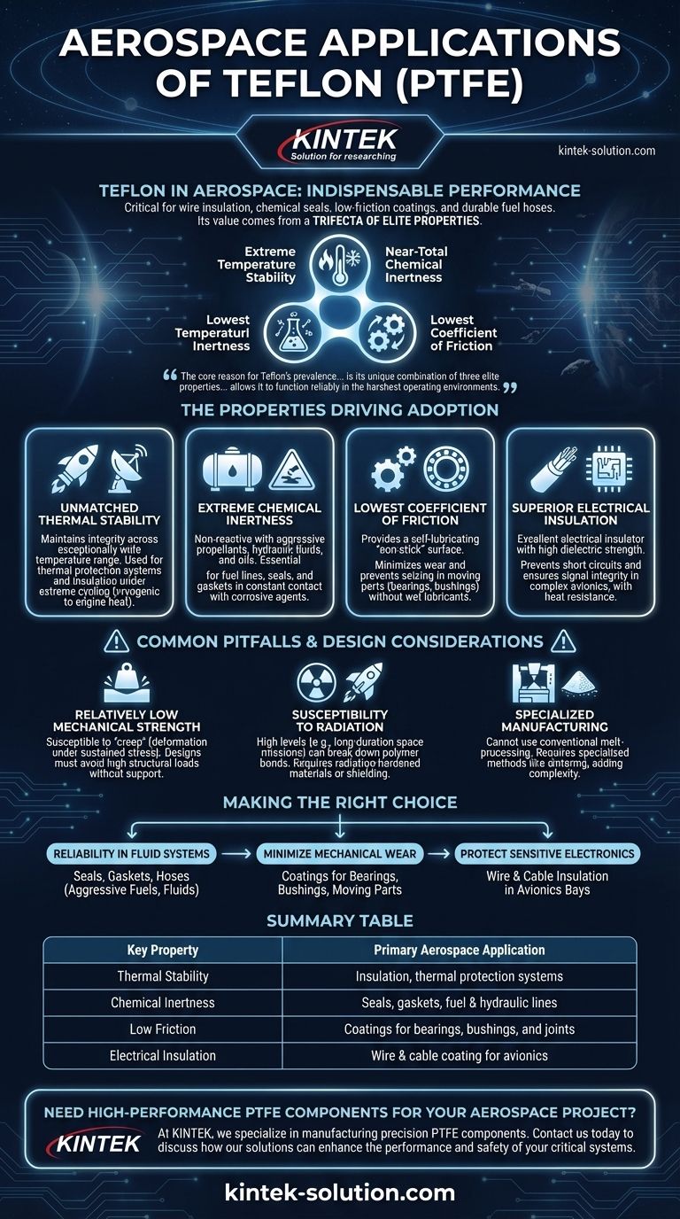ما هي تطبيقات تيفلون في مجال الطيران والفضاء؟ اكتشف الموثوقية في البيئات القصوى دليل مرئي