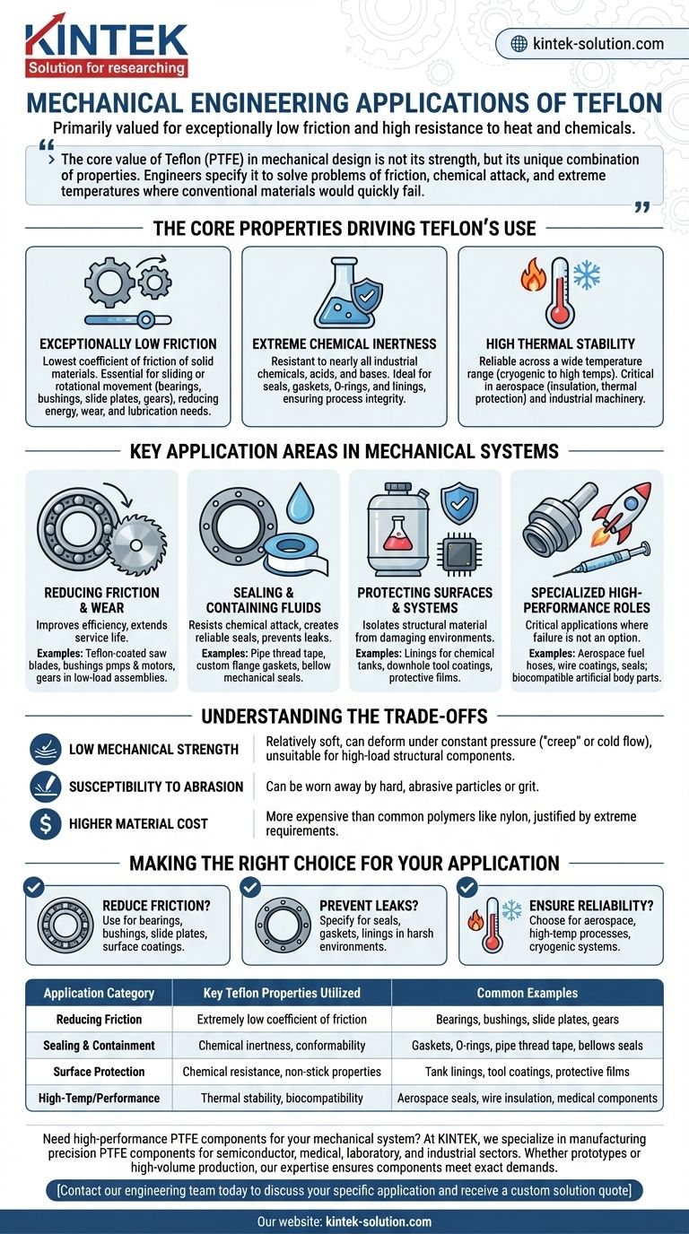 Was sind die Anwendungen von Teflon im Maschinenbau? Lösen Sie Herausforderungen bei Reibung, Hitze und Chemikalien Visuelle Anleitung