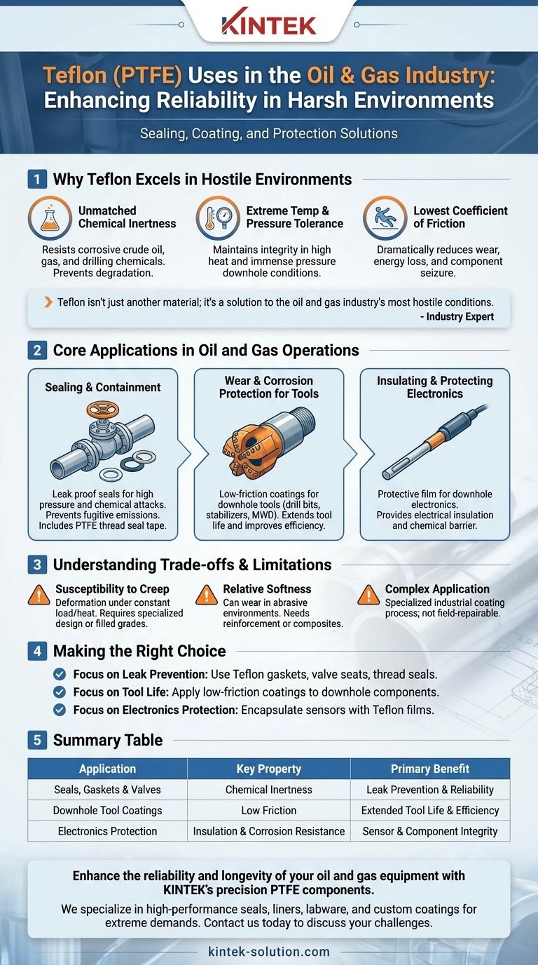 테플론은 석유 및 가스 산업에서 어떤 용도로 사용됩니까? 혹독한 환경을 위한 중요한 응용 분야 시각적 가이드