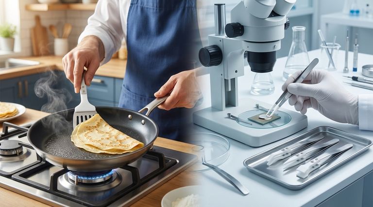 테플론 코팅을 조리 기구에 사용할 때의 장점은 무엇인가요? 손쉬운 요리와 세척을 경험해 보세요