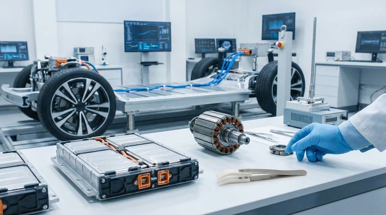 Por que o PTFE é considerado adequado para a indústria automotiva, particularmente para veículos elétricos? | Resolva Desafios Críticos de Engenharia de VE