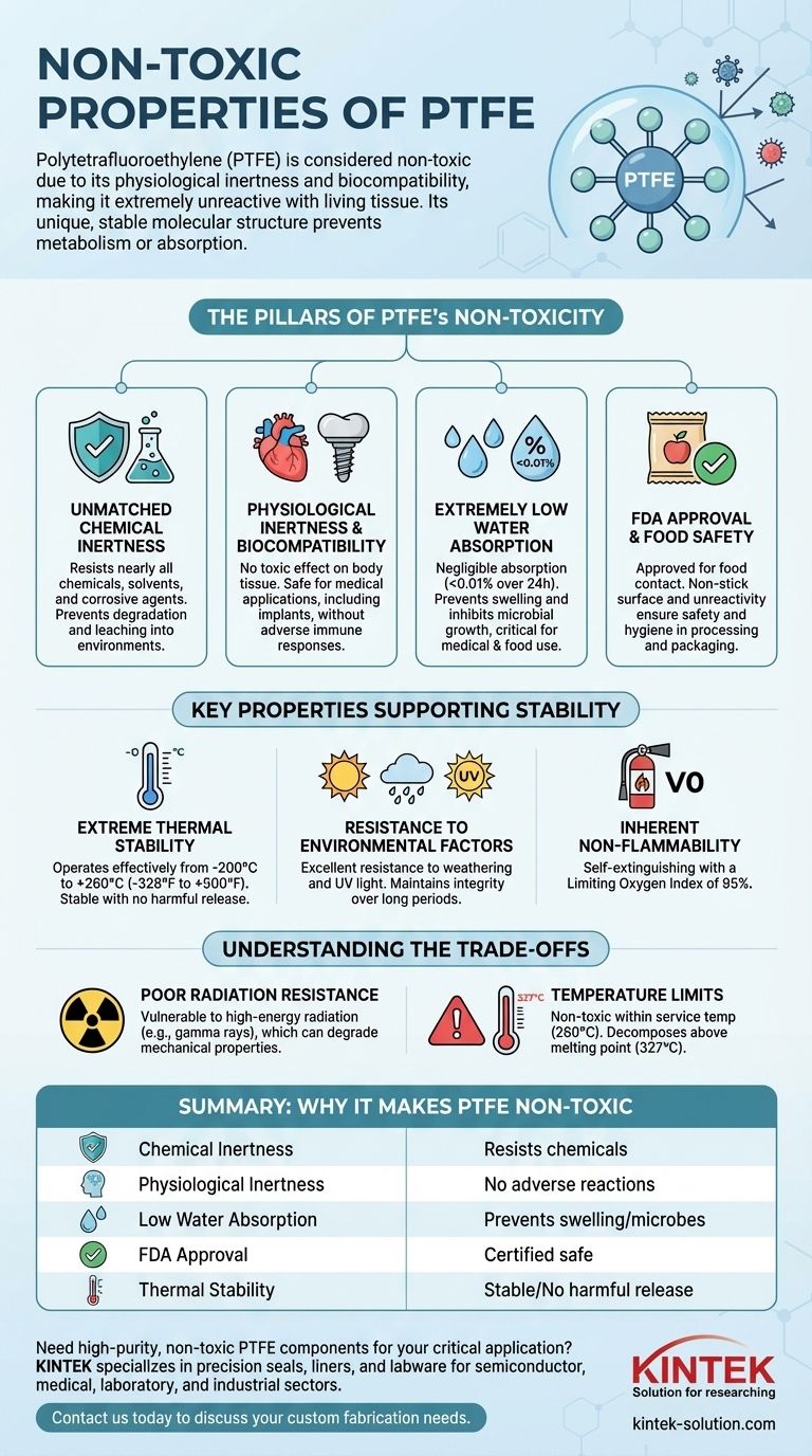 Was sind die ungiftigen Eigenschaften von PTFE? Gewährleistung der Sicherheit in medizinischen, Lebensmittel- und industriellen Anwendungen Visuelle Anleitung