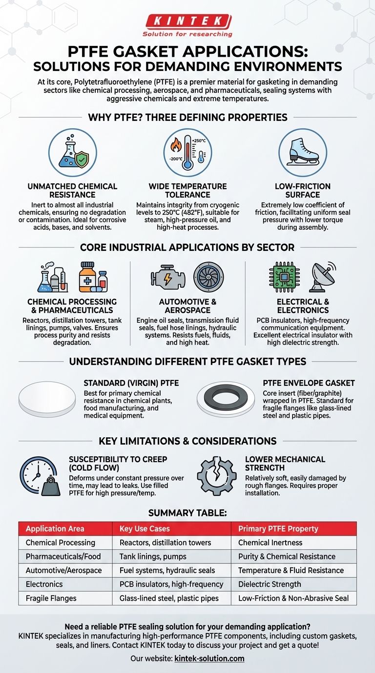 PTFE 개스킷의 구체적인 적용 분야는 무엇입니까? 가혹한 화학 및 열 환경을 위한 밀봉 솔루션 시각적 가이드