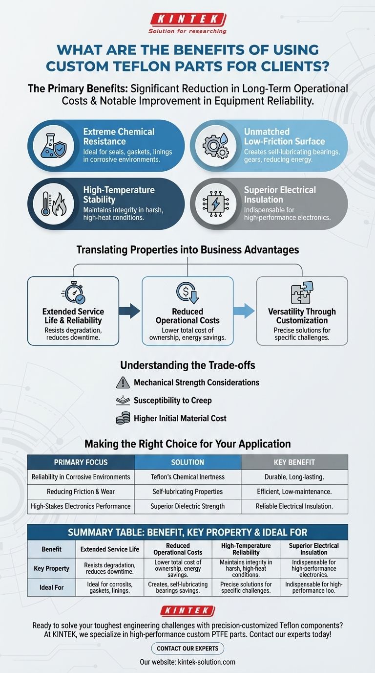Quais são os benefícios de usar peças de Teflon personalizadas para clientes? Reduza Custos e Aumente a Confiabilidade Guia Visual