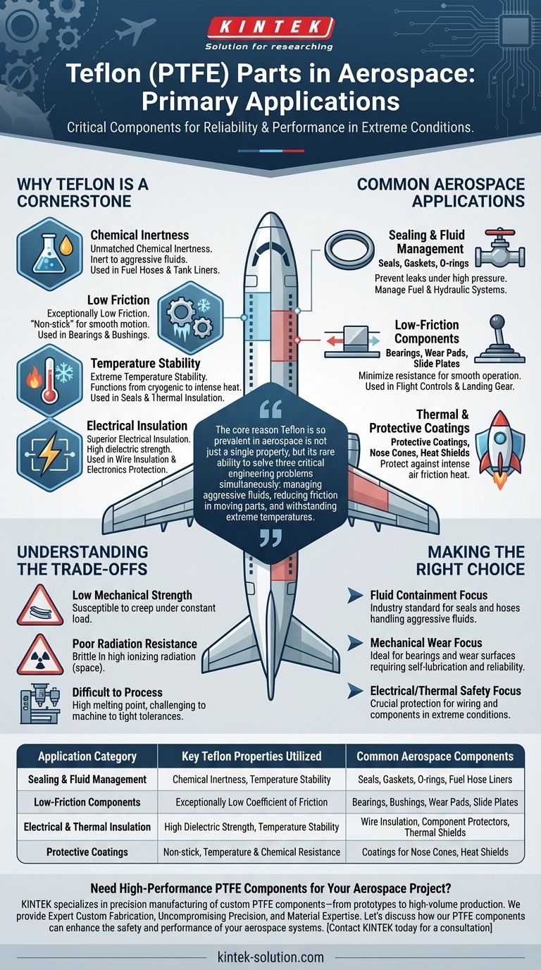 항공우주 산업에서 테플론 부품의 주요 응용 분야는 무엇입니까? 씰, 베어링 및 절연에 필수적입니다 시각적 가이드