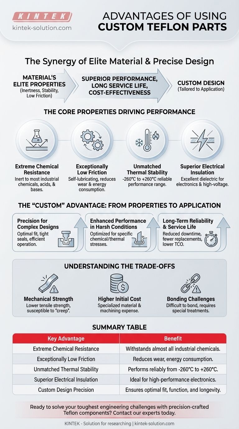 What are the advantages of using custom Teflon parts? Unlock Superior Performance in Demanding Applications Visual Guide