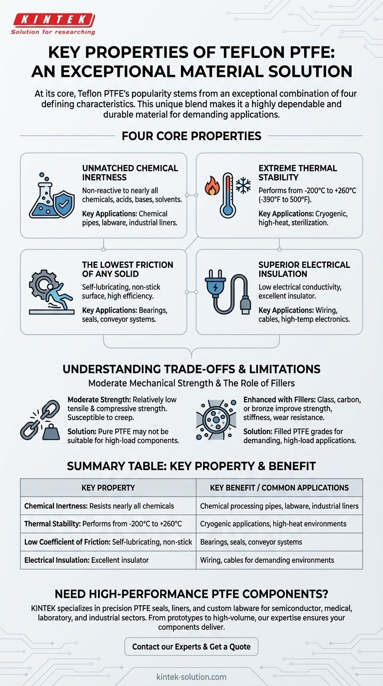 特氟龙PTFE的关键特性是什么？解锁无与伦比的耐化学性和耐热性 图解指南