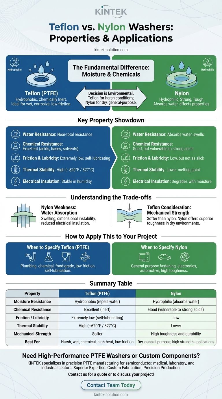 테플론 와셔와 나일론 와셔는 어떻게 다른가요? 귀하의 용도에 맞는 올바른 와셔를 선택하세요 시각적 가이드