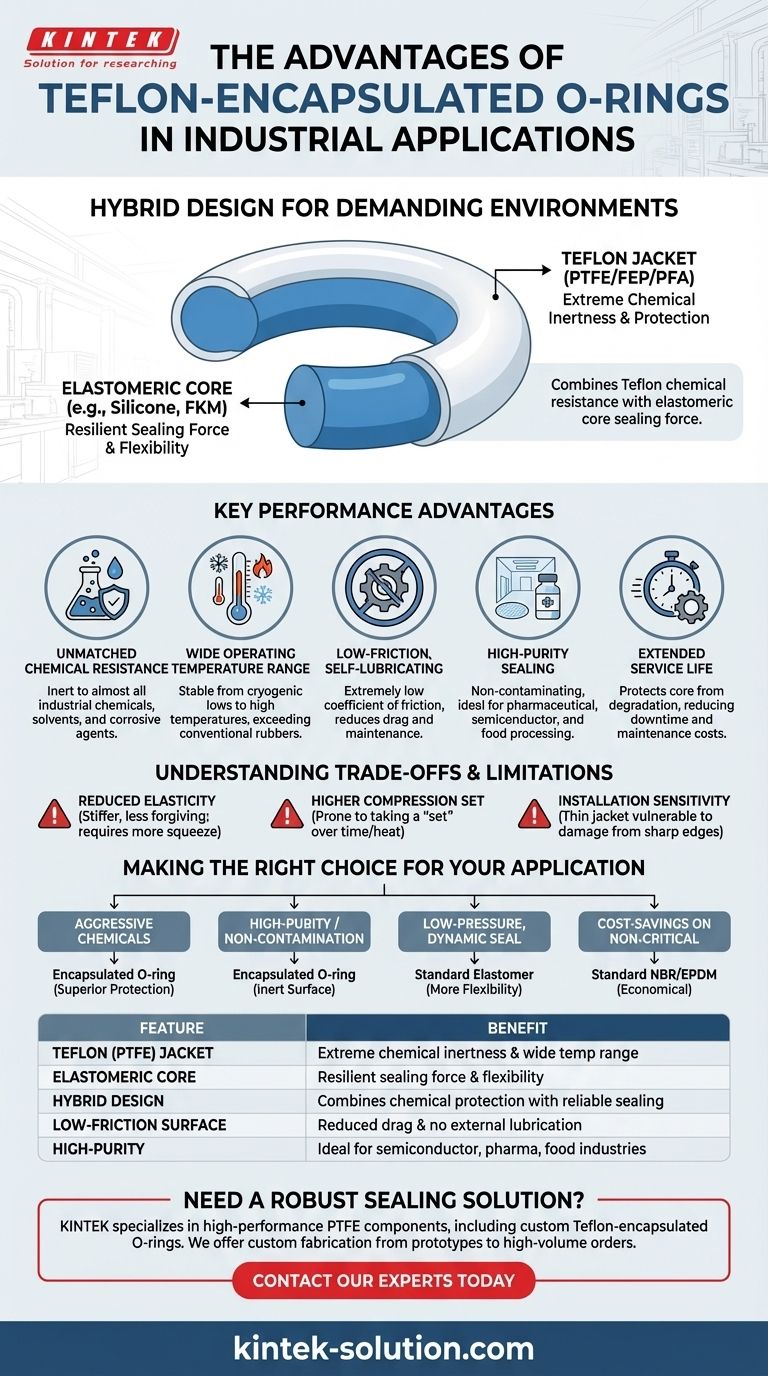 테프론 캡슐화 O-링의 장점은 무엇입니까? 까다로운 산업용 애플리케이션을 위한 탁월한 밀봉 시각적 가이드