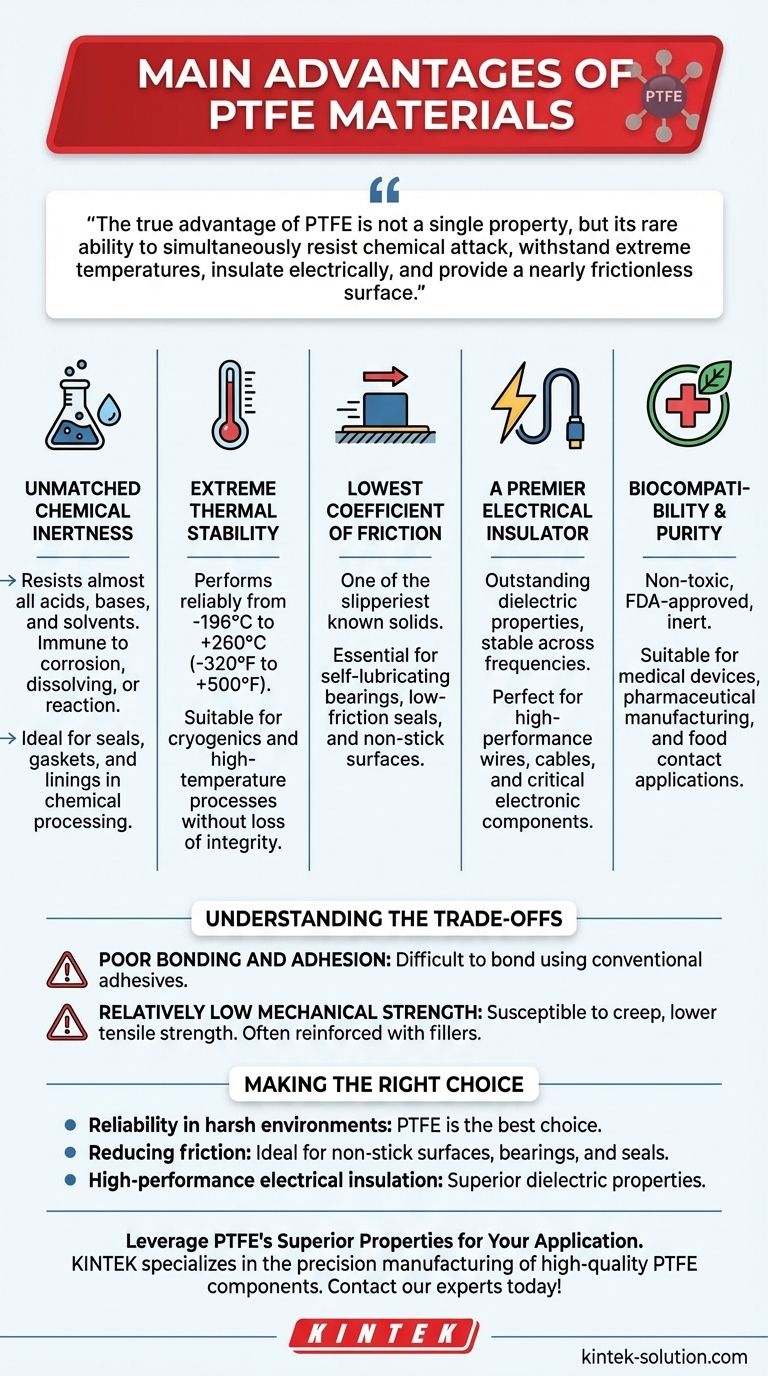 PTFE 소재의 주요 장점은 무엇인가요? 극한의 성능과 신뢰성을 경험하세요 시각적 가이드