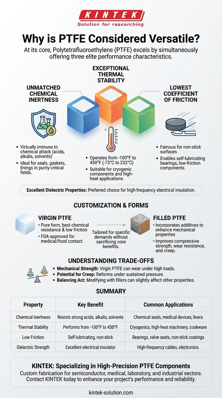 Warum gilt PTFE als vielseitig? Ein Material, das sich durch chemische, thermische und Reibungsbeständigkeit auszeichnet Visuelle Anleitung