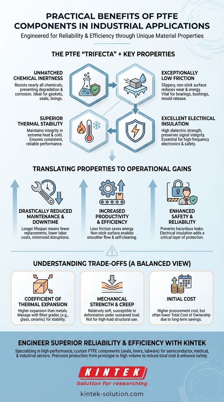 PTFE 부품 사용의 실질적인 이점은 무엇입니까? 가혹한 환경에서 신뢰성을 높이고 비용을 절감하세요 시각적 가이드