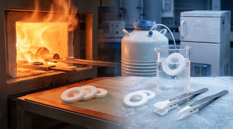 PTFE 와셔는 극한의 온도 조건에서 어떻게 작동합니까? -200°C에서 260°C까지의 탁월한 안정성