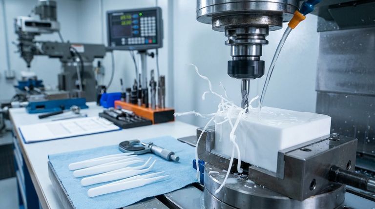 ما هي الاعتبارات الرئيسية عند تشغيل التفلون؟ إتقان التشغيل الدقيق للبوليمرات اللينة