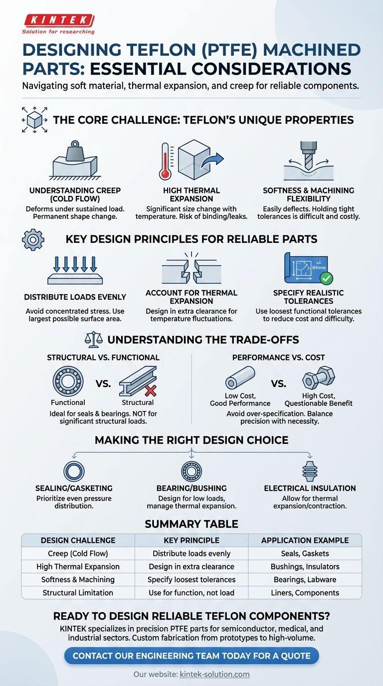 Quelles considérations sont importantes lors de la conception de pièces usinées en Téflon ? Évitez les défaillances grâce à une conception intelligente du PTFE Guide Visuel