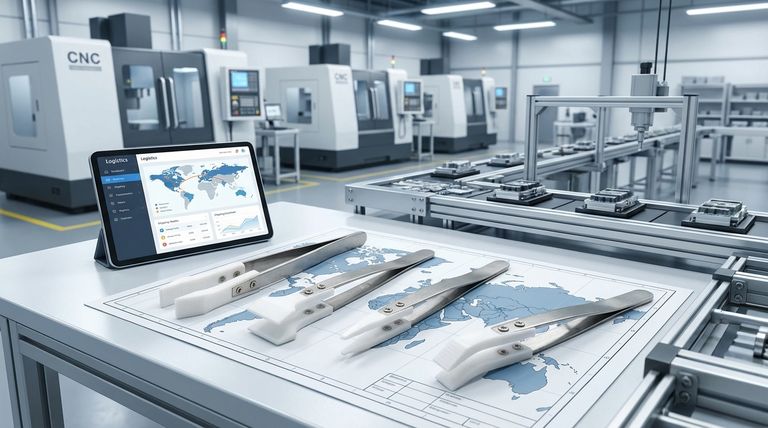 How has sourcing Teflon parts from global suppliers improved supply chain efficiency?