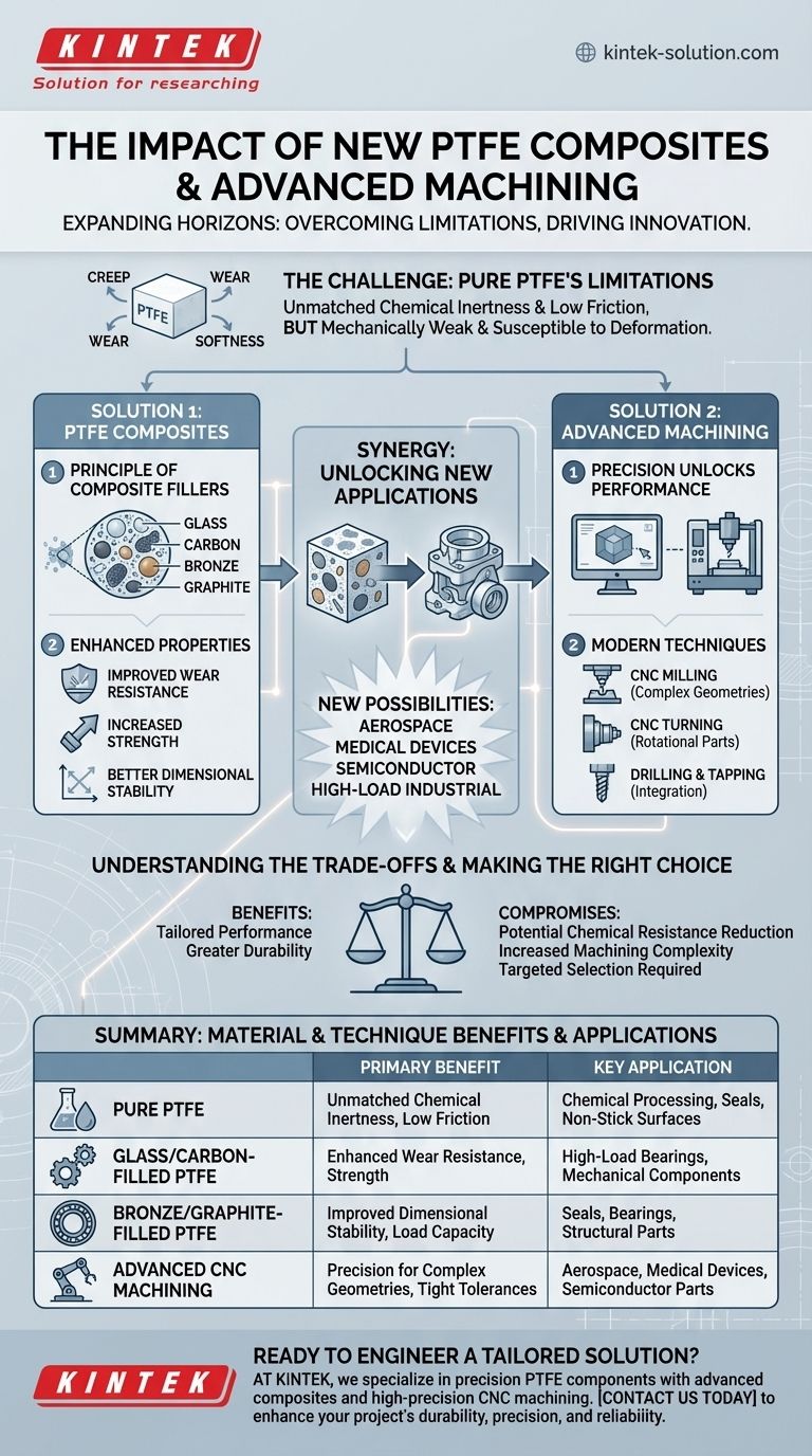 كيف ستؤثر مركبات PTFE الجديدة وتقنيات التشغيل الآلي على الصناعة؟ افتح الأداء المتقدم دليل مرئي