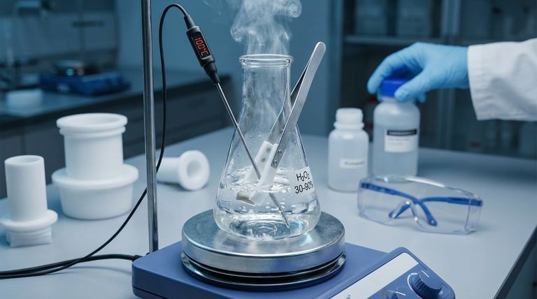 과산화수소에 대한 PTFE의 반응은 어떻습니까? 까다로운 응용 분야를 위한 탁월한 내화학성 확인