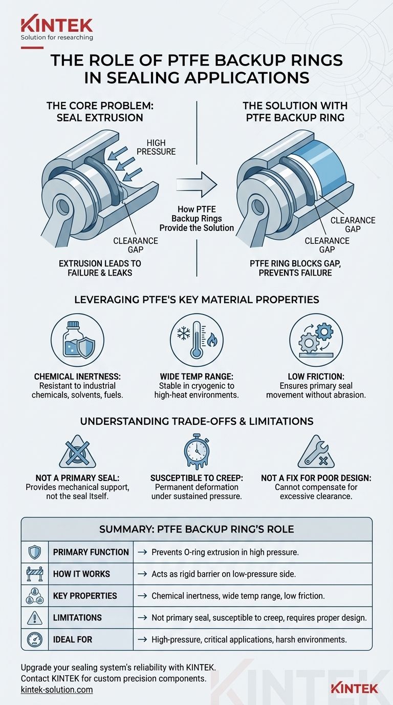 PTFE 백업 링은 씰링 응용 분야에서 어떤 역할을 합니까? 고압에서 씰 압출 방지 시각적 가이드