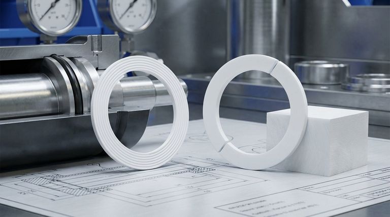 나선형(Spiral) PTFE 백업 링과 분할형(Split) PTFE 백업 링을 밀봉 성능 측면에서 비교하면 어떻습니까? 고압 대 간편한 설치